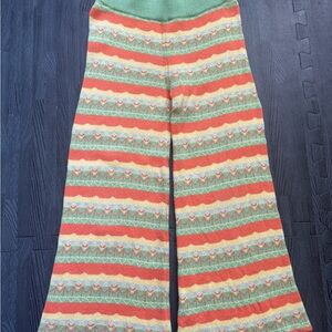 Misha&Puff kids multicolored knit flared pants